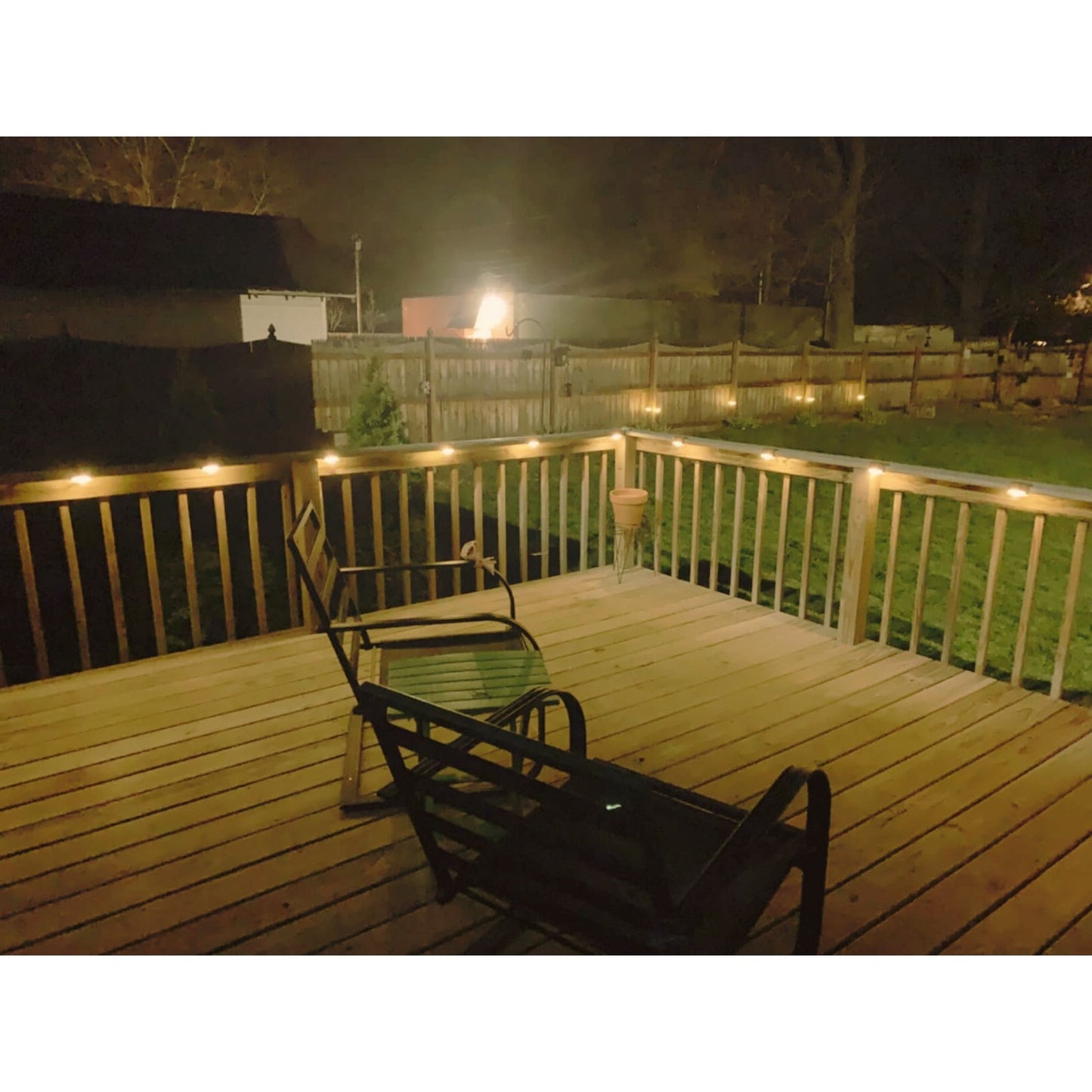 Solar Deck Lights 16 Pack, Outdoor LED Lighting,Waterproof Fence Lights,Patio Lighting, Deck Accessories for Step Fence Yard Patio Pathway